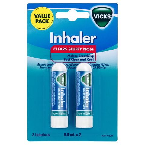 VICKS Inhaler single 0.5ml Twin Pk