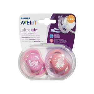 Philips Avent Ultra Air Design Soother 6-18m 2 Pack