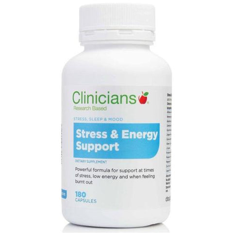 Clinicians Stress & Energy Support 180 Capsules