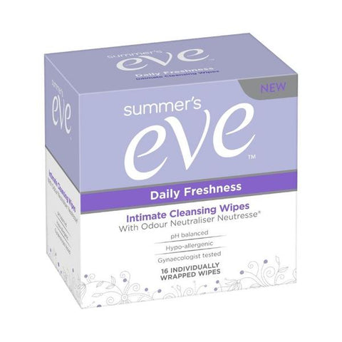 Summer's Eve Daily Freshness Intimate Cleansing Wipes 16 Pack