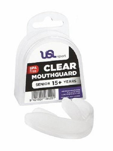 USL Sport Gel Max Mouthguard Senior Clear