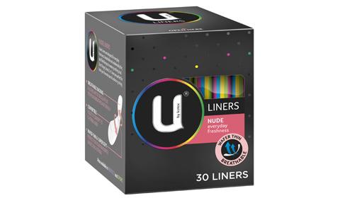 U by Kotex Nude Liners 30 Pack