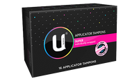 U by Kotex Super Tampons 16 Applicator Pack