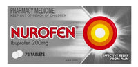 NUROFEN Tablets 72s limit 1