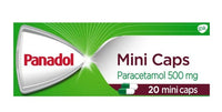 Panadol Mini Caps 500mg 20 Mini Caps limit 5