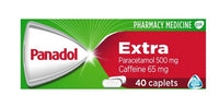 Panadol Optizorb Extra 40 Caplets limit 2