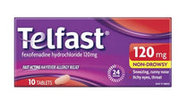 TELFAST Tablets 120mg - 10s