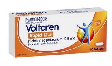 Voltaren Rapid 12.5mg Tablets 10 Pack LIMIT 3