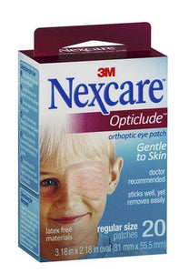 Nexcare Opticlude Orthoptic Eye Patch Regular 20 Pack