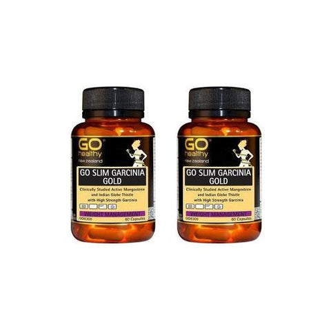 GO Healthy GO Slim Garcinia Gold Twin Pack 2 x 60 Capsules