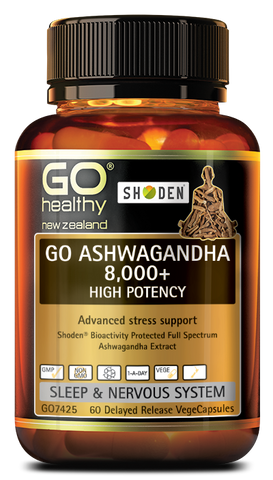 Go Healthy GO Ashwagandha 8000 + Stress & Energy 60 Capsules