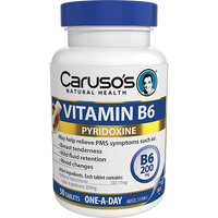 Caruso's Vitamin B6 200mg 50 Tablets