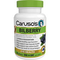 Caruso's Bilberry 50 Capsules