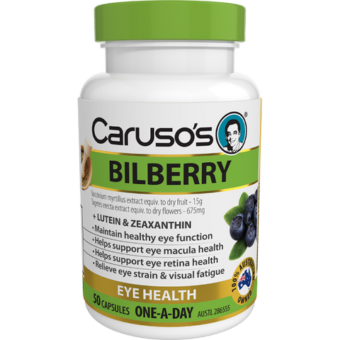 Caruso's Bilberry 50 Capsules