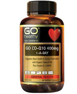 GO CoQ10 400mg 1-A-Day 60 Capsules