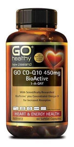 Go Healthy GO CoQ10 450mg BioActive 1ADay 60s