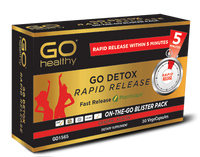 Go Healthy GO Detox Rapid Release 30 Capsules