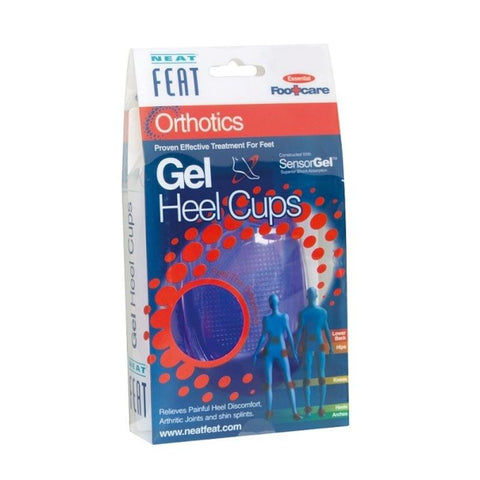 Neat Feat Orthotics Gel Heel Cups 1 Pair - Medium
