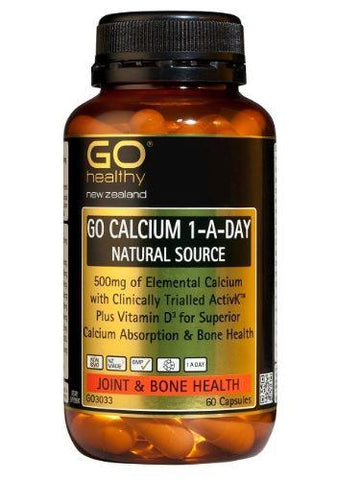 GO Healthy GO Calcium 1-A-Day Capsules 60