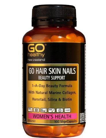 GO Healthy GO Hair Skin Nails Beauty Support Capsules 100
