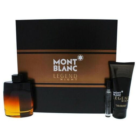 MONT BLANC Legend Night 3 Piece Gift Set