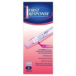 FIRST RESPONSE In Stream Test 3 pack