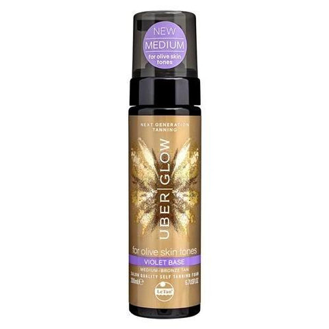LE TAN Uber Glow Foamed Self Tanning Foam Violet Base 200ml