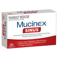Mucinex Sinus 24 Tablets