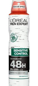 L'Oreal Men Expert Sensitive Control 48H Anti-Perspirant Deodorant 250ml