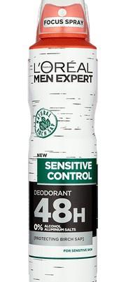 L'Oreal Men Expert Sensitive Control 48H Anti-Perspirant Deodorant 250ml