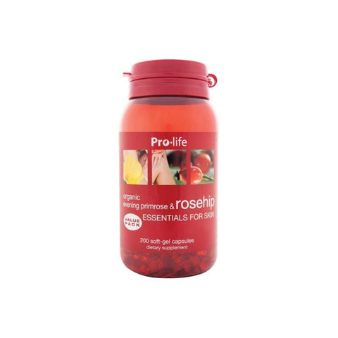 Pro-life Evening Primrose & Rosehip 200 Soft Gel Capsules