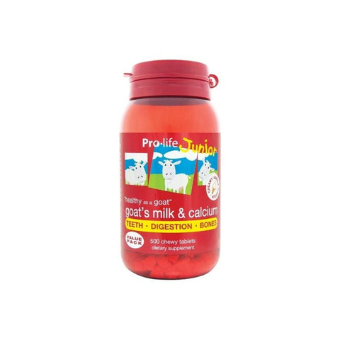 Pro-life Junior Goat Milk & Calcium Vanilla 500 Tablets