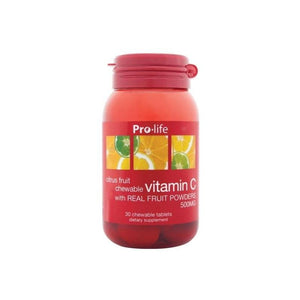 Pro-life Vitamin C 500mg Chews 30 Tablets