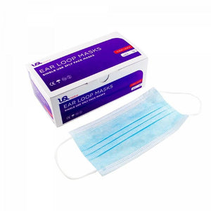 USL Ear Loop Mask Blue 50 Box