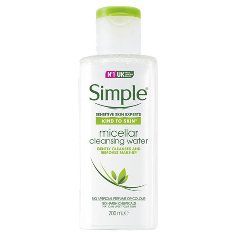 SIMPLE Kind To Skin Micellar Cleansing Water 200ml
