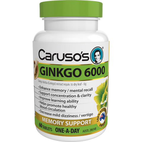 Caruso's Ginkgo 60 Tablets