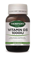 Thompson's Vitamin D3 1000IU Capsules 240