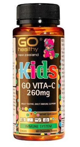 GO Healthy GO Vita-C KIDS 260mg Orange Chewable Tablets 60