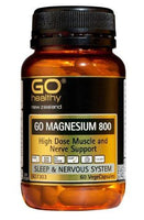GO Healthy GO Magnesium 800 Capsules 60