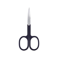 QVS Nail Scissors Curved Blades Black