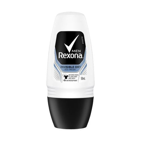 Rexona Men Antiperspirant Roll On Invisible Dry Ice Fresh 50ml