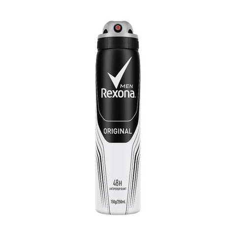 Rexona Men Antiperspirant Aerosol Deodorant Original with Antibacterial Protection 250ml