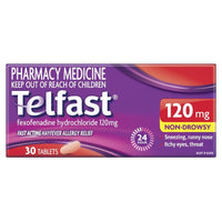 TELFAST Tablets 120mg 30s