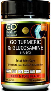 Go Healthy GO Turmeric + Glucos. 1-A-Day 120 Capsules