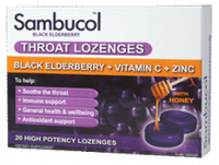 Sambucol Throat Lozenges 20s