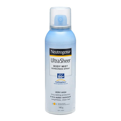Neutrogena® Ultra Sheer Body Mist SPF50+ 140g