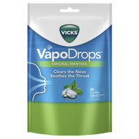Vicks Vapodrops Menthol 24 Lozenges