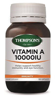 Thompson's Vitamin A 10,000IU Capsules 100