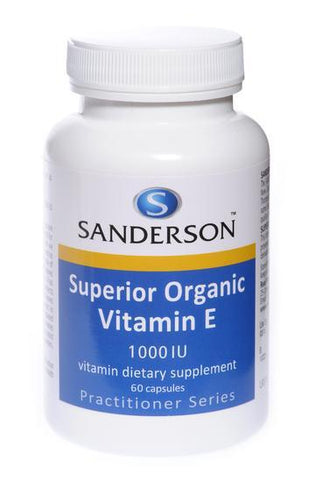 SANDERSON Sup. Org. Vit.E 1000IU 60