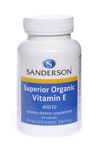SANDERSON Sup. Org. Vit.E 400IU 90
